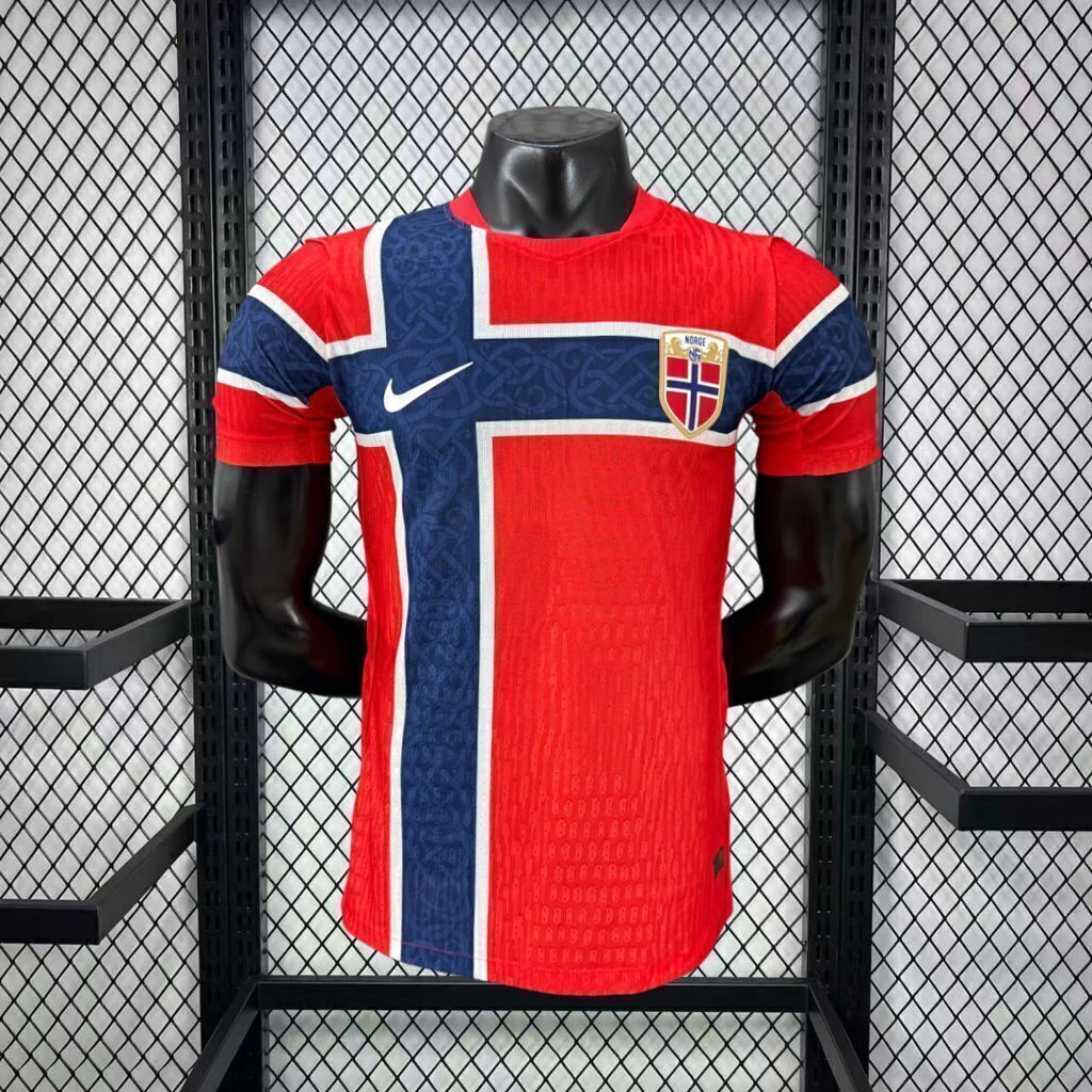 NorwayHpv-1 Norway Home World Cup Player Edition Jersey 26/27 - Image 1